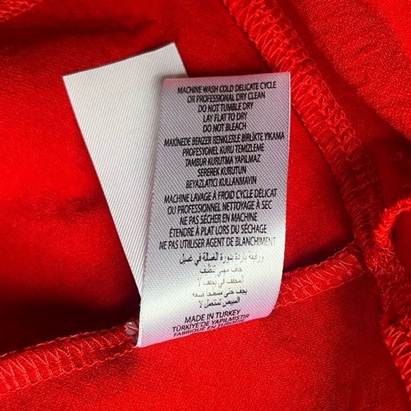 Opening Ceremony Embossed Sheath Tulip Dress in Red, sz Small - Picture 15 of 16